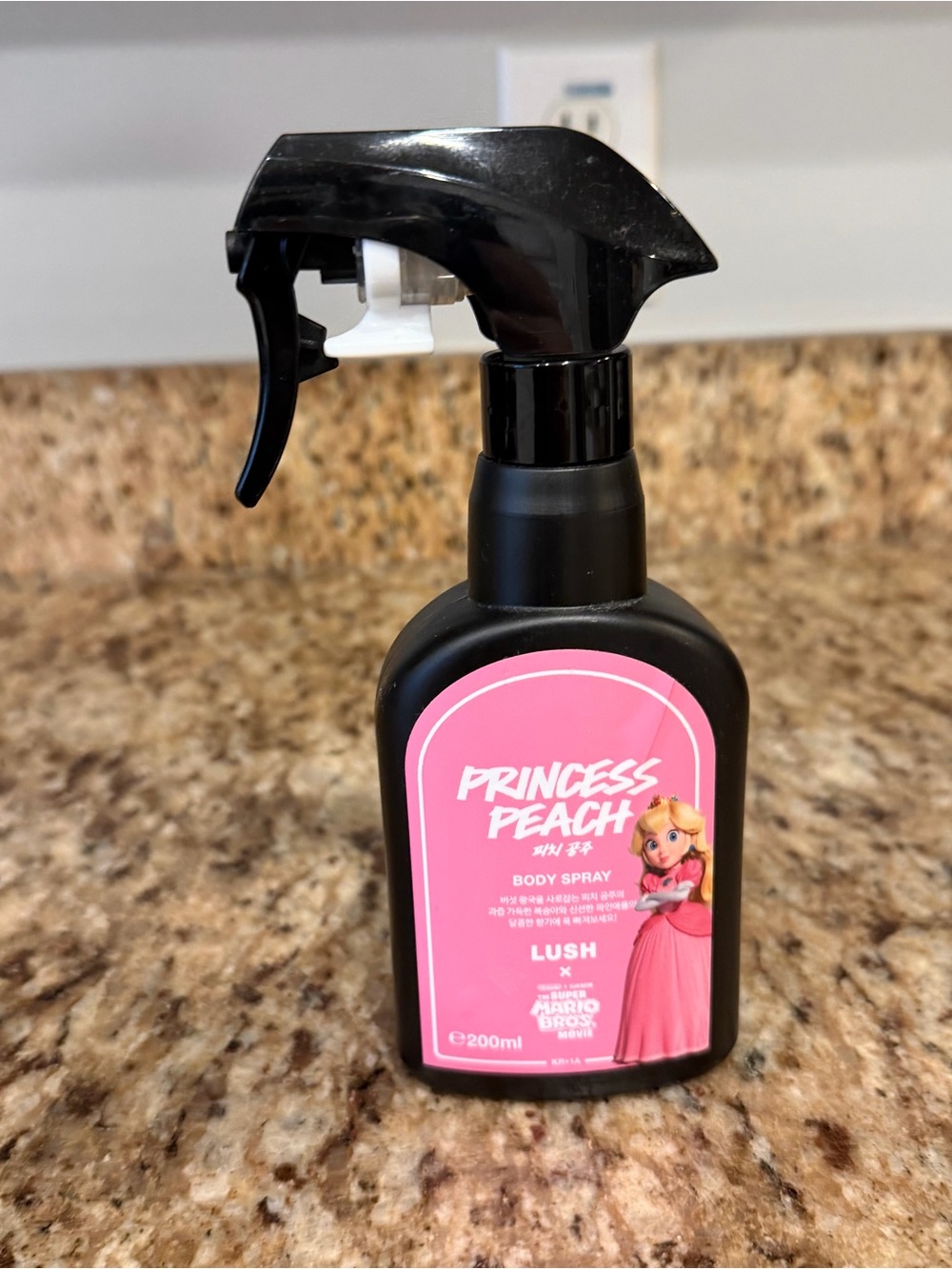 Lush Super Mario Bros Collab PRINCESS PEACH Body Spray DISCONTINUED RARE